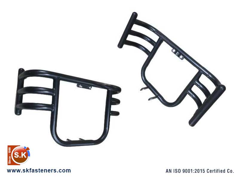 Compatible Leg Guard 3 Bend for Bullet Classic/Standard/Electra/Thunderbird manufacturers exporters suppliers in india punjab ludhiana